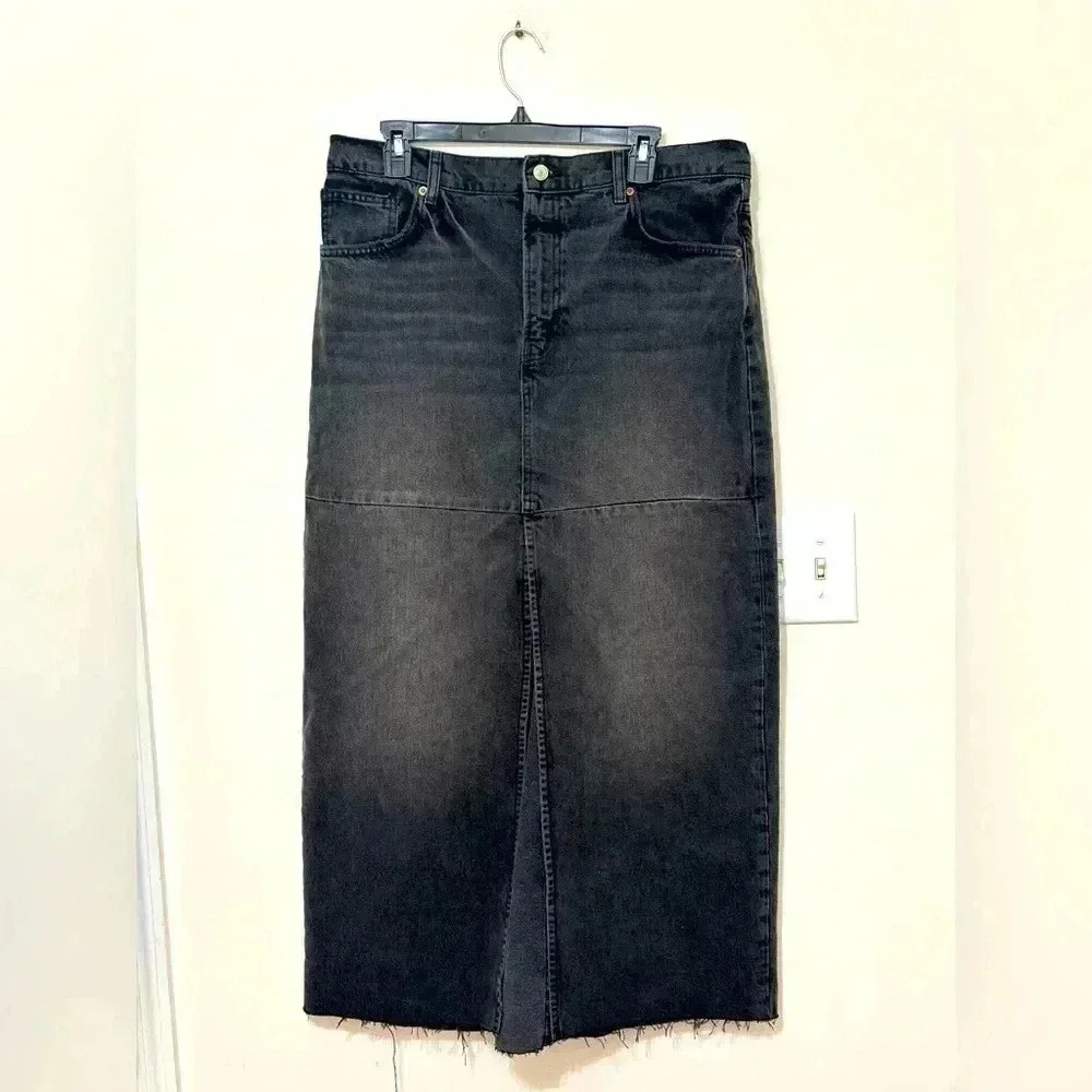 Reformation‎ Jeans Tazz Maxi Denim Skirt 31